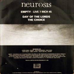 Neurosis (USA) : Empty